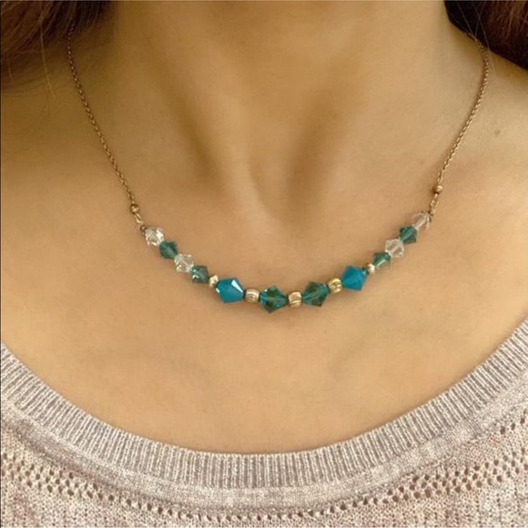 Jewelry - Swarovski crystal and sterling silver necklace